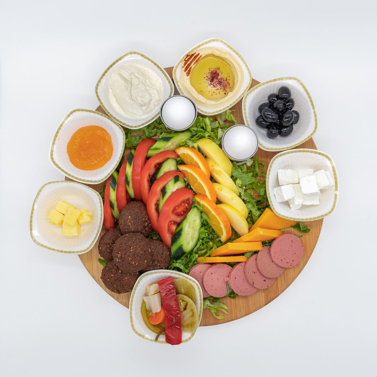 Mixed breakfast for two
