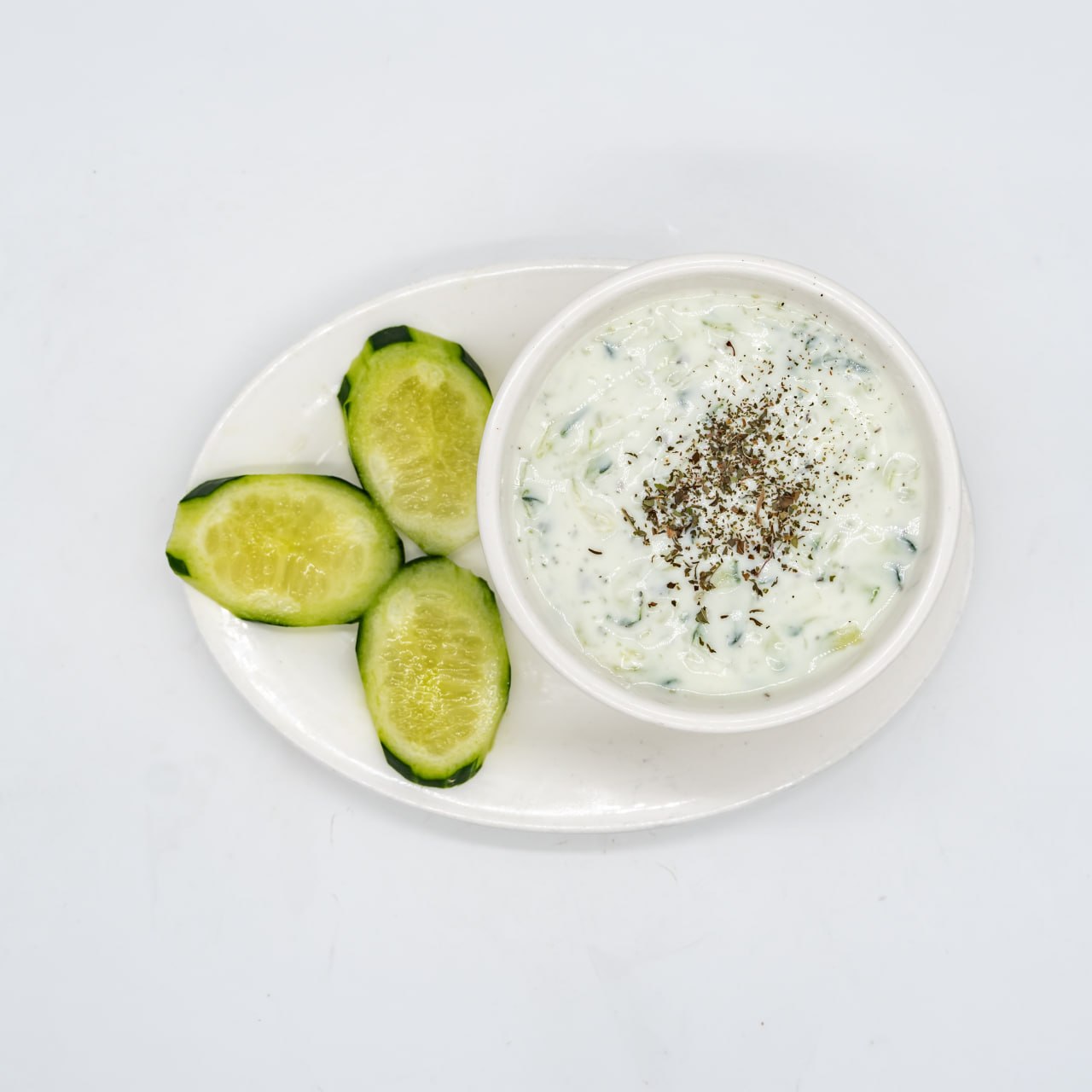 Cucumber with yoghurt